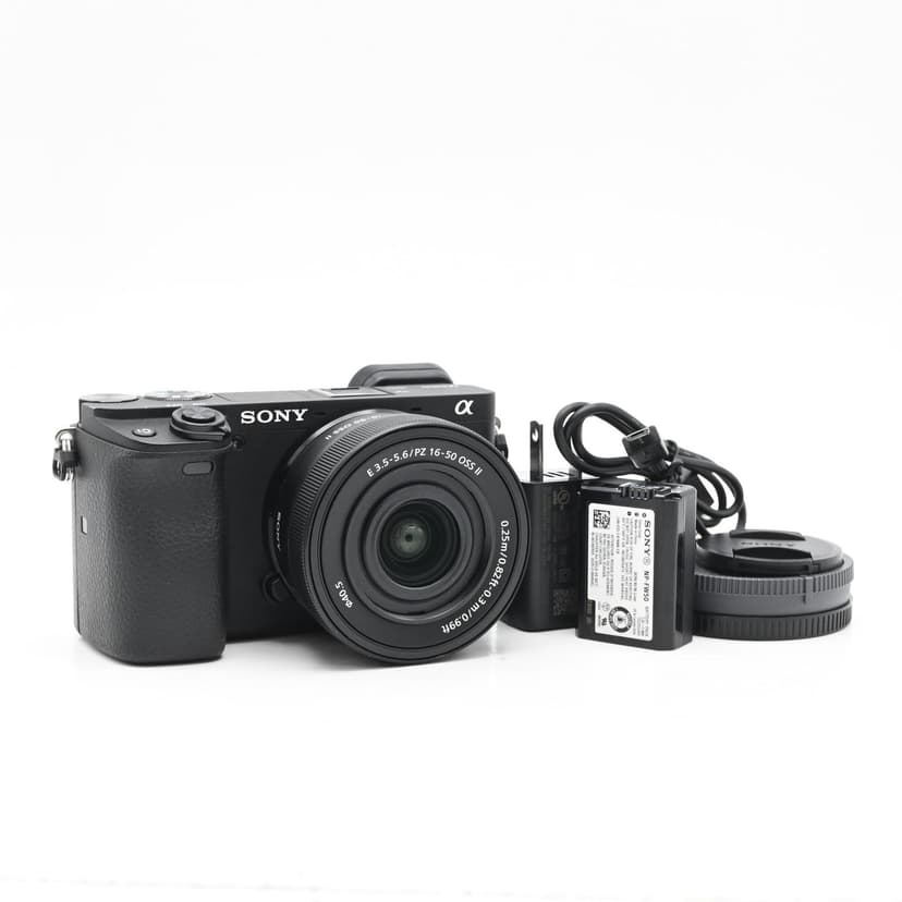 Sony Alpha A6400 24.2MP Mirrorless Digital Camera Kit w/ 16-50mm Zoom Lens