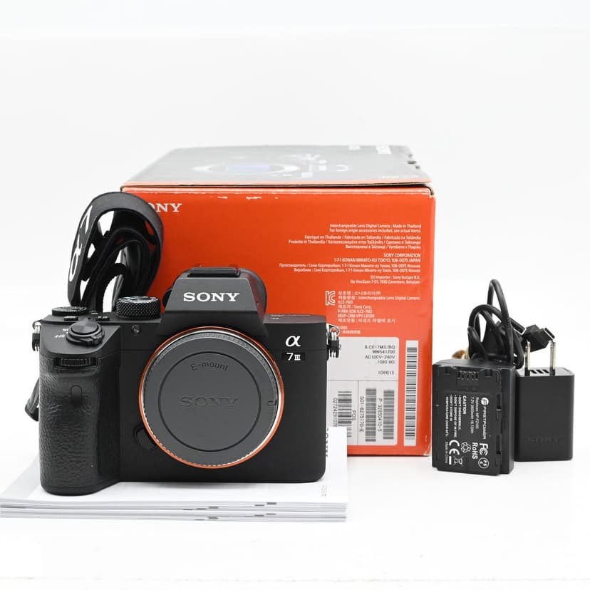 Sony Alpha a7 III Mirrorless 24.2MP Digital Camera Body (a7III)