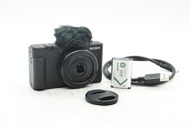 Sony Sony ZV-1F 20.1MP Digital Vlog Camera w/ 20mm Lens camera with buying guide available