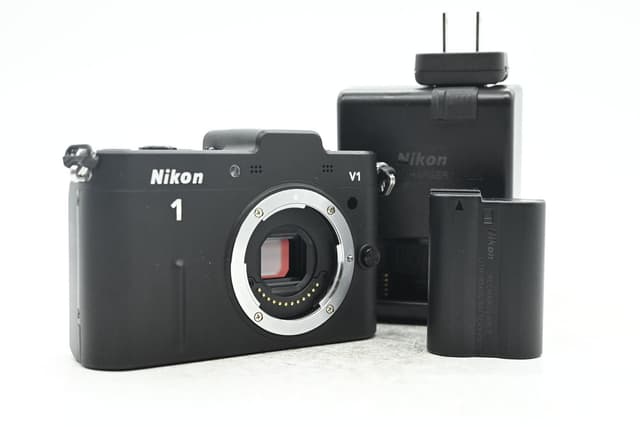 Nikon Nikon 1 V1 10.1MP Mirrorless Digital Camera Body Black camera with buying guide available
