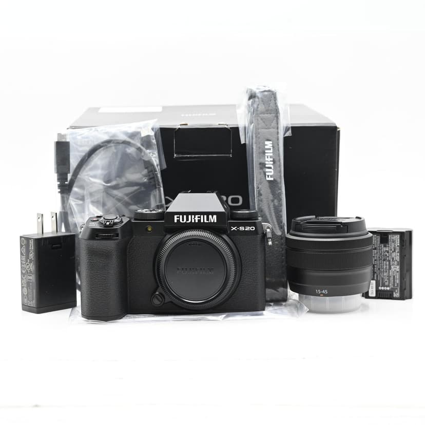 Fujifilm X-S20 Mirrorless Digital Camera 26.1MP Kit w/ XC 15-45mm Zoom Lens