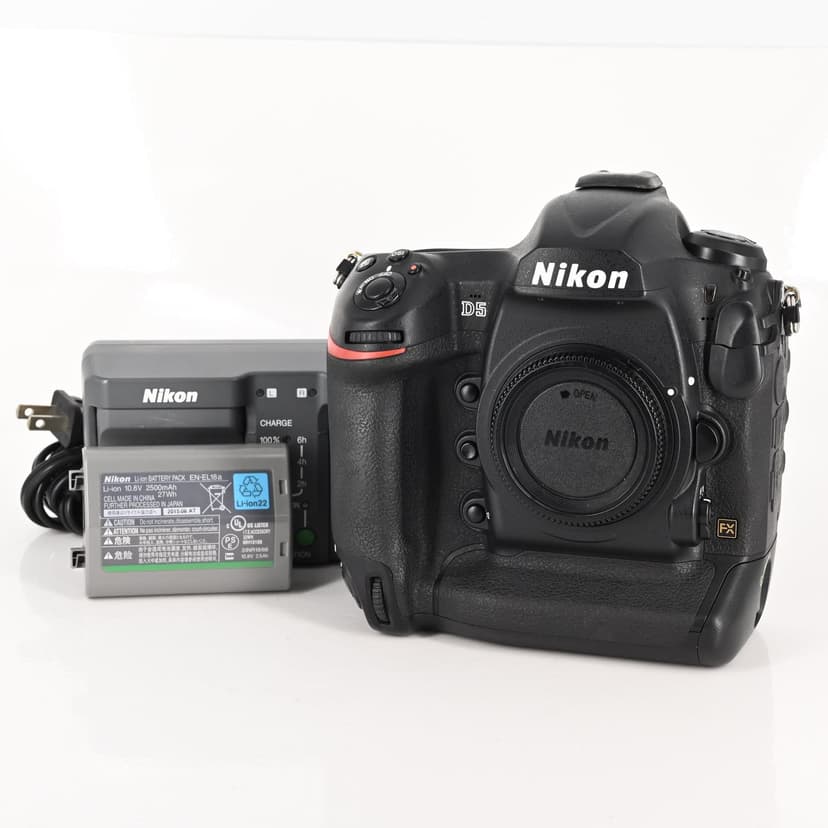 Nikon D5 Digital Camera 20.8MP DSLR Camera Body (Dual XQD Slots) D5-a