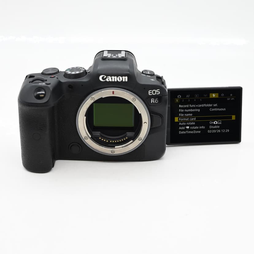 Canon EOS R6 20MP Mirrorless Digital Camera Body