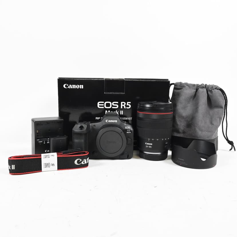 Canon EOS R5 Mark II 45MP Mirrorless Digital Camera Kit w/ 24-105mm L Lens
