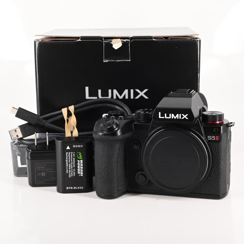 Panasonic Lumix DC-S5 II 24.2MP Mirrorless Digital L-Mount Camera Body S5II