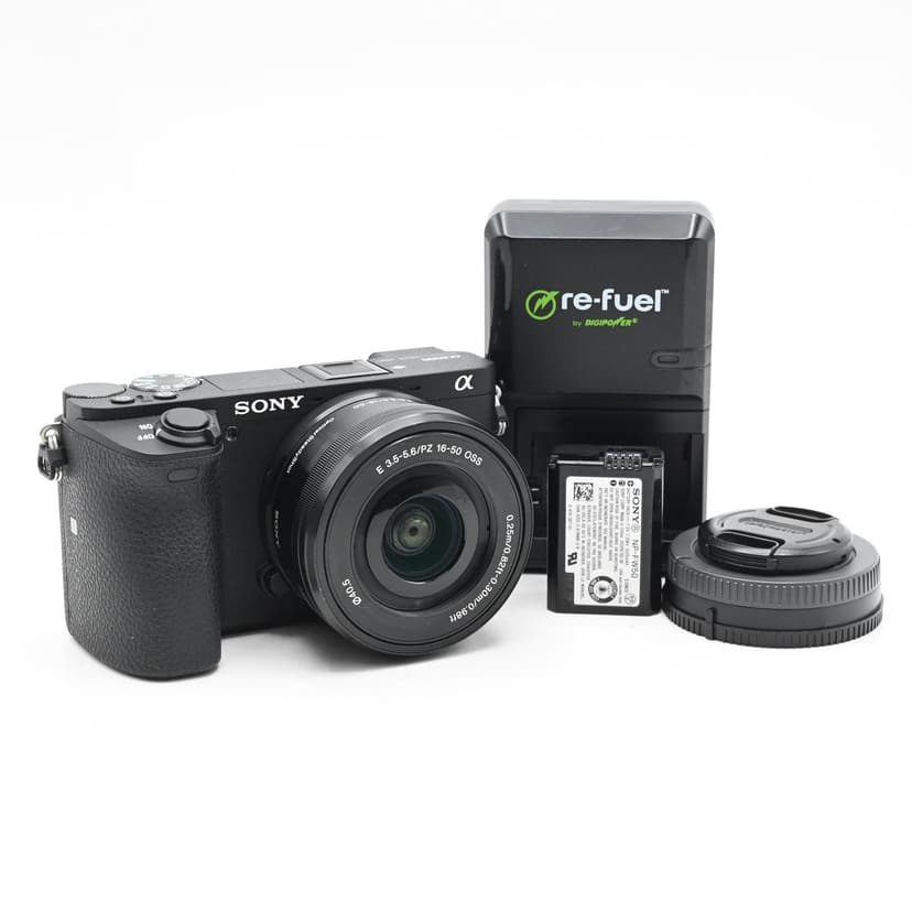 Sony Alpha a6500 24.2MP Mirrorless Digital Camera Kit w/ 16-50mm Zoom Lens