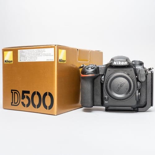 Nikon D500 Body w/Kirk L-Bracket + Original Box