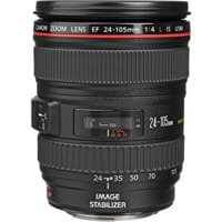 Used Canon EF 24-105mm f/4L IS USM Autofocus Wide Angle Telephoto Zoom Lens