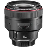 Used Canon EF 85mm f/1.2L II USM AutoFocus Telephoto Lens.
