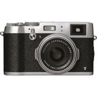 Used Fujifilm X100T Digital Camera Silver, 16.3MP, Hybrid Viewfinder, 23mm F/2 Lens, 6 FPS, 3" LKCD, Full HD 1080p Video