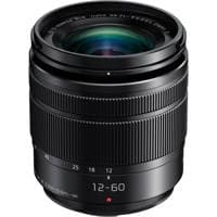Used Panasonic Lumix G Vario 12-60mm f/3.5-5.6 Aspherical Lens For Micro Four Thirds,Black