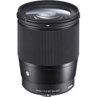 Used Sigma 16mm f/1.4 DC DN Contemporary Lens for Sony E-mount Cameras, Black
