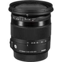 Used Sigma Contemporary 17-70mm f/2.8-4 DC Macro OS (Optical Stabilizer)HSM Lens for Nikon DSLR Cameras