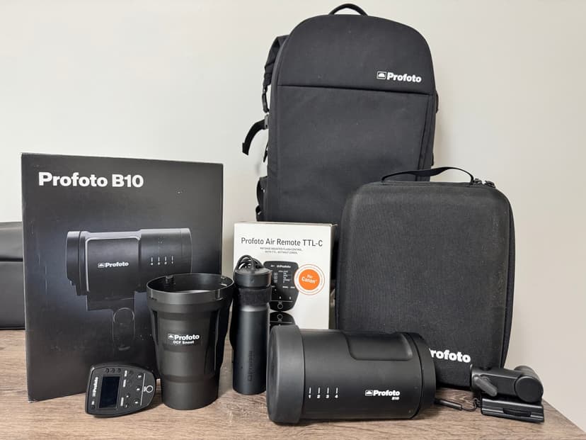 FS: Profoto B10 Kit Photography Lights w/ Backpack & Air Remote TTL-...