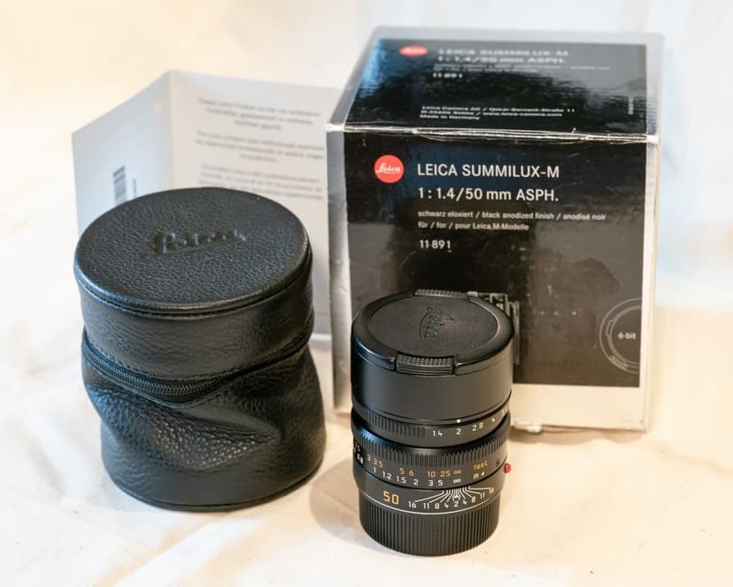FS: (CAN) Leica 50/1.4 Summilux ASPH 11891 and Zeiss ZM 35/1.4 (black)