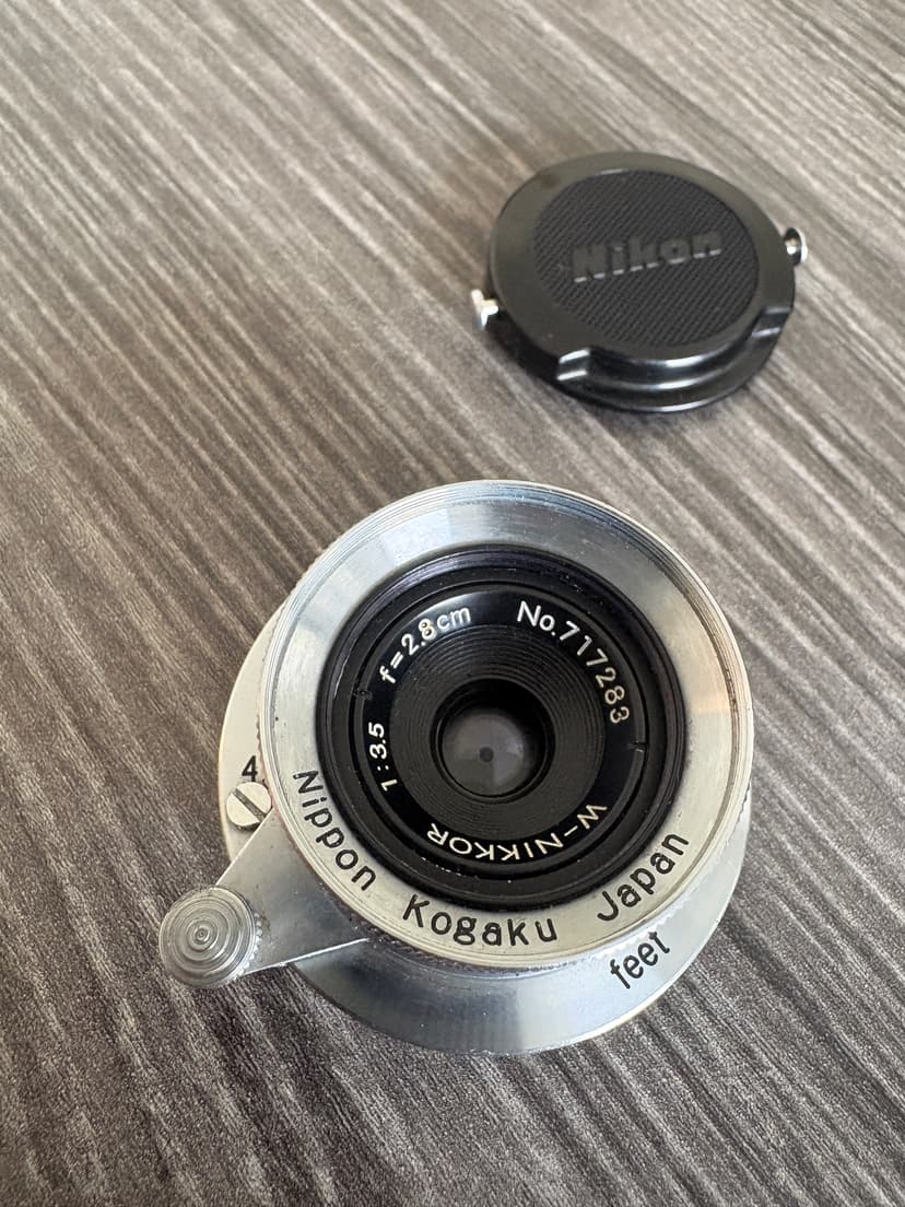 FS: Nikon W-Nikkor C 2.8cm f/3.5 lens Leica LTM L39 mount.
