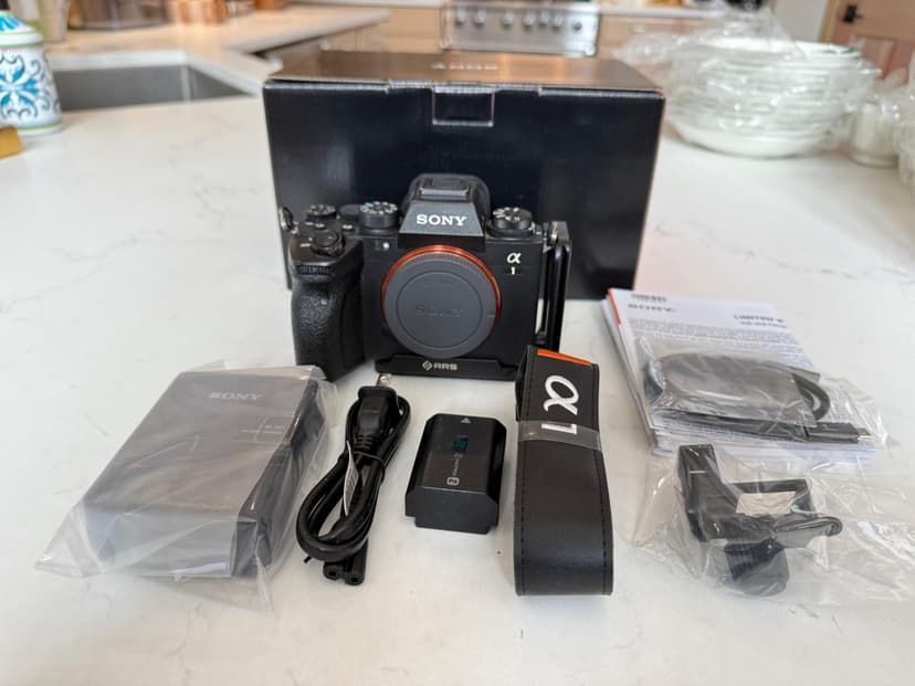 FS: Sony A1, vertical battery grip, and RRS plates for each