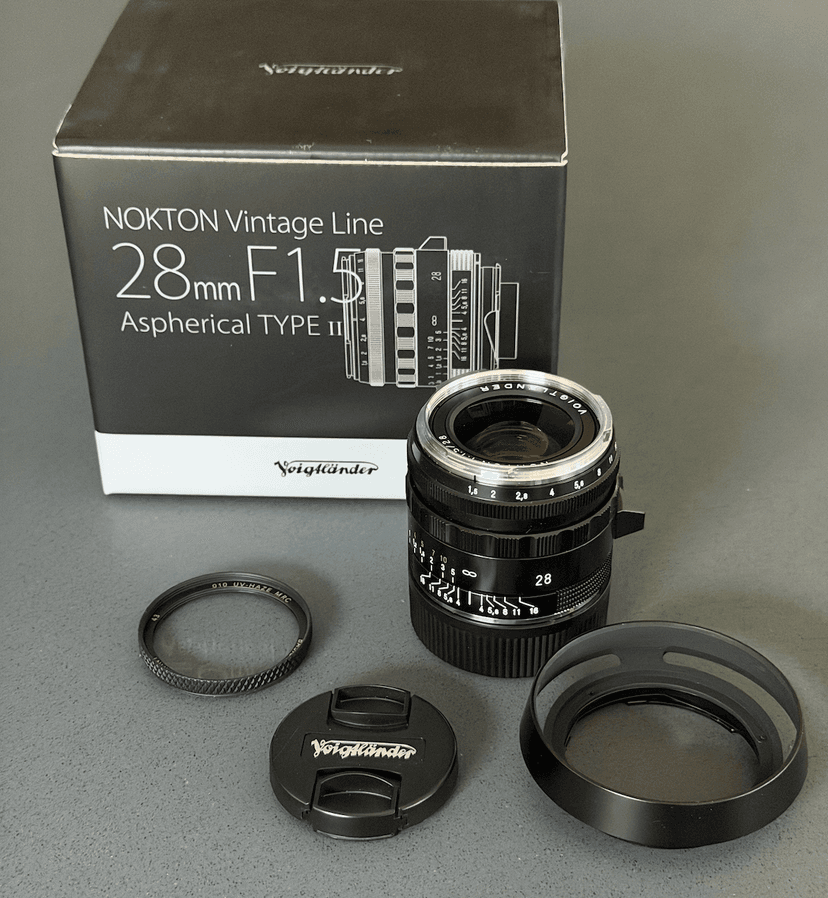 FS: Voigtlander Nokton 28mm f1.5 Type II VM Leica M mount– Like-New Cond...
