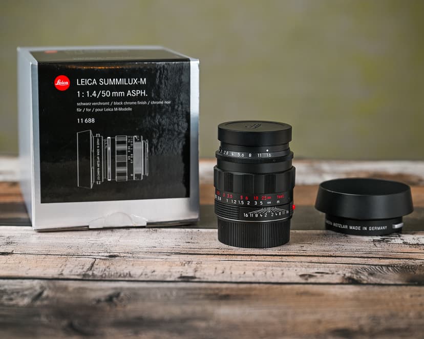 FS: Leica Summilux M 50mm f/1.4 ASPH Black Chrome Edition #11688
