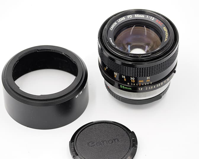 FS: Canon FD 55mm 1.2 Aspherical SSC and FD 24mm 2.0