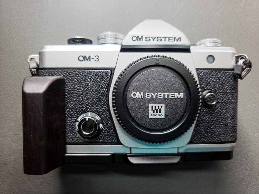 FS: Like New OM System OM-3 w/grip