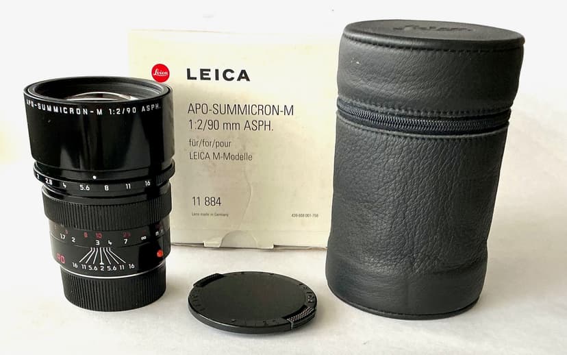 FS: Leica M Apo 90mm f2 Asph, repainted to grossing black