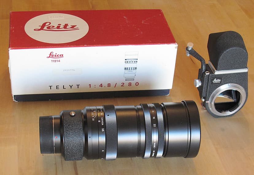 FS: Vintage Visoflex III and 280mm / 4.8 Telyt Lens (M)