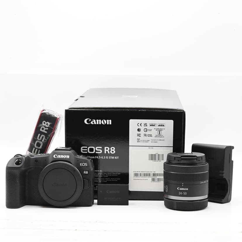 Canon EOS R8 24.2MP Mirrorless Digital Camera Kit w/24-50mm IS STM Lens