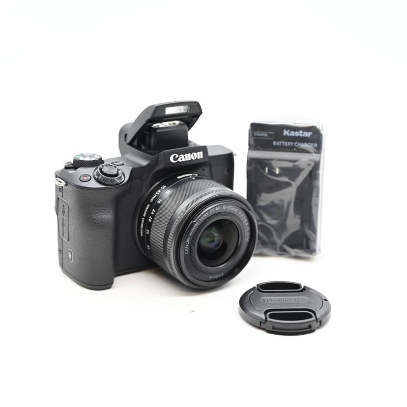 Canon EOS M50 Mark II Mirrorless 24.1MP Digital Camera Kit w/ 15-45mm Lens