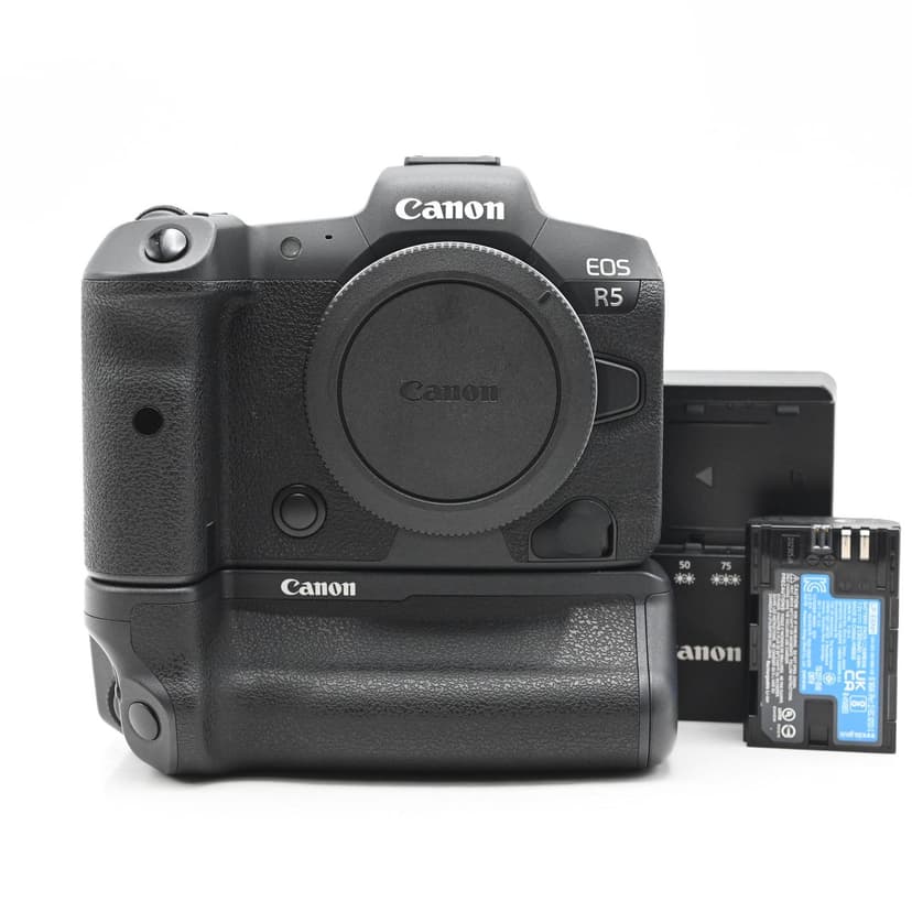 Canon EOS R5 45MP Mirrorless Digital Camera Body w/ BG-R10 Battery Grip