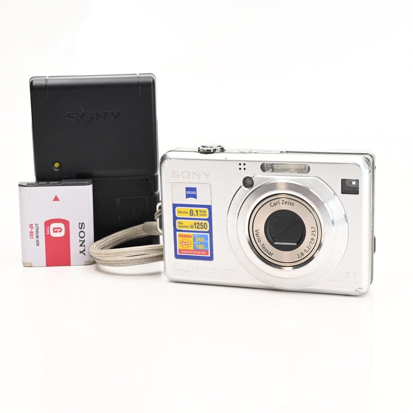 Sony Cyber-Shot DSC-W100 8.1MP Digital Camera w/3x Zoom Silver