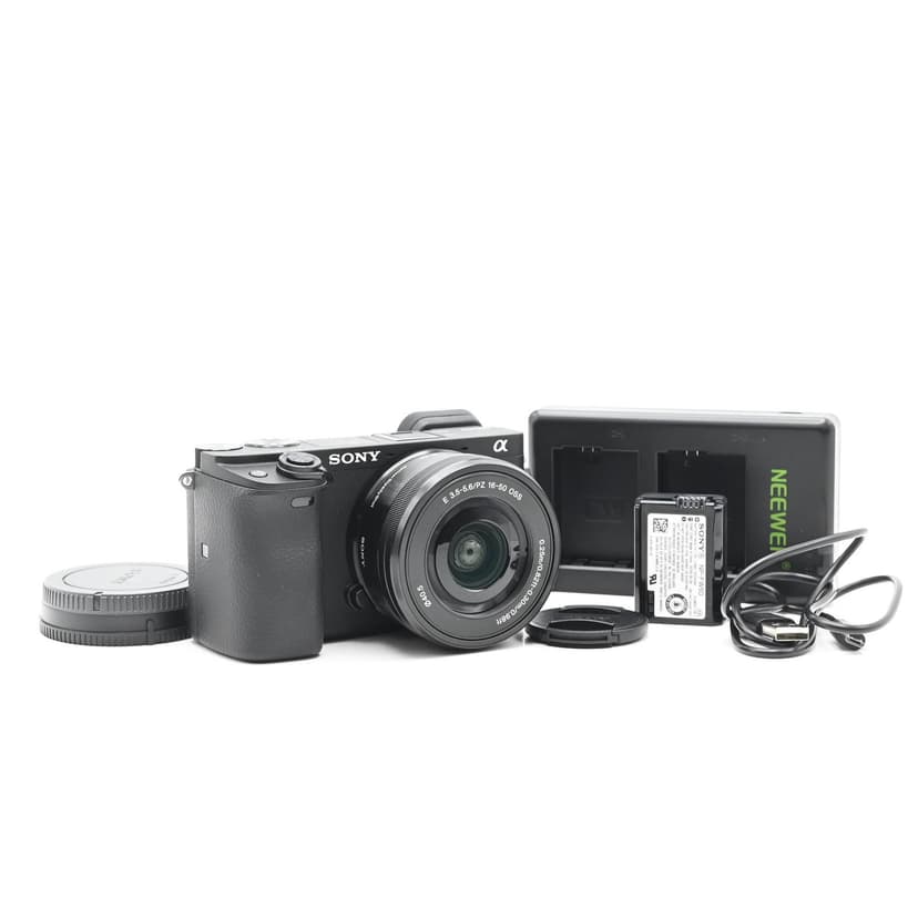 Sony Alpha A6400 24.2MP Mirrorless Digital Camera Kit w/ 16-50mm Zoom Lens