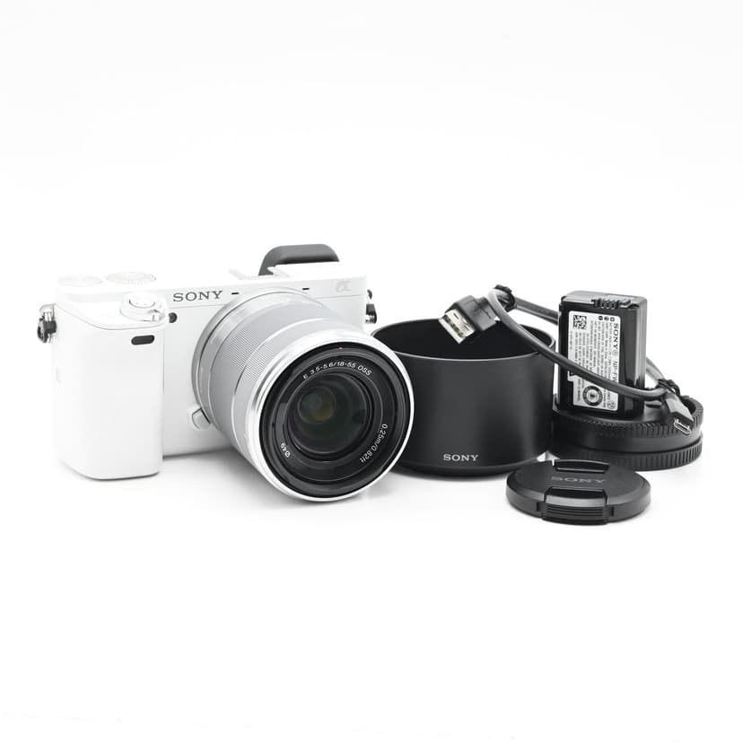Sony Alpha A6000 24.3MP Mirrorless Digital Camera Kit w/ 18-55mm Zoom Lens