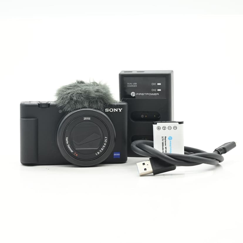 Sony ZV-1 20.1MP Digital Vlog Camera w/ Zoom Lens