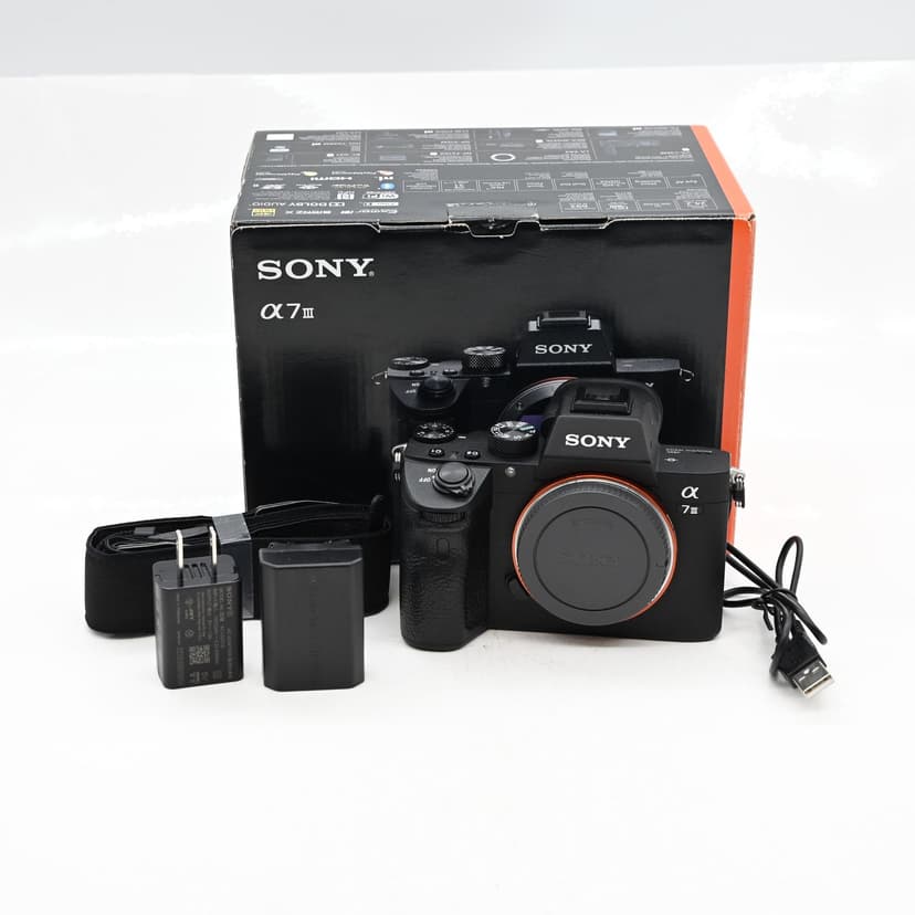 Sony Alpha a7 III Mirrorless 24.2MP Digital Camera Body (a7III)