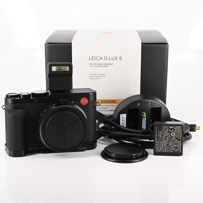 Leica 19191 D-Lux 8 Digital Camera 22MP 3.1x Lens