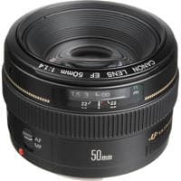 Used Canon EF 50mm f/1.4 USM Standard AutoFocus Lens