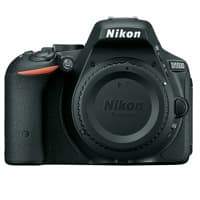 Used Nikon D5500 Digital SLR Camera Body, 24.2MP, Vari-Angle Touch Monitor, Built-In WiFi, Black