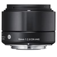 Used Sigma 19mm f/2.8 DN ART Lens for Micro Four Thirds Cameras, Black