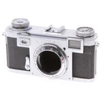 Used Contax II-A Color Dial Full Sync Chrome Rangefinder Camera