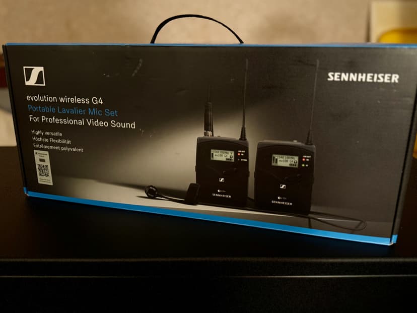 FS: New - Sennheiser EW 122P G4-A Wireless Lavalier Lav Mic System