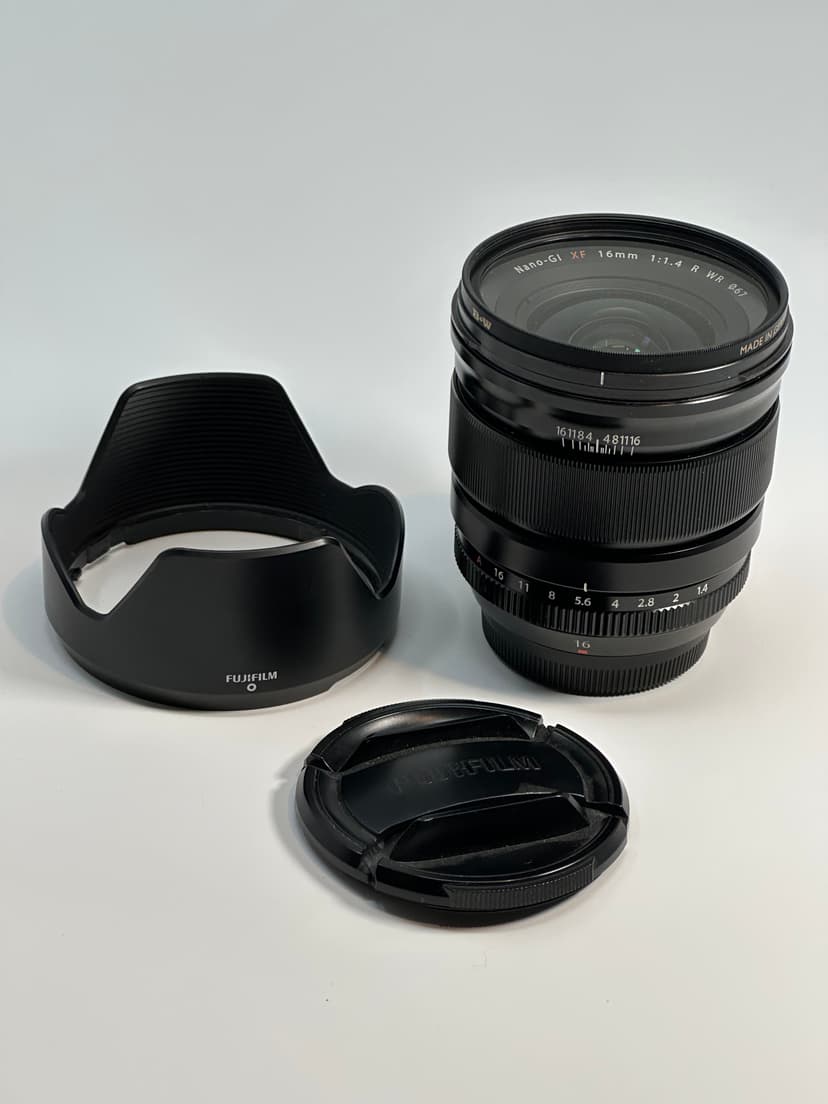 FS: FijiFilm Fujinon Aspherical Lens Nano-GI XF 16mm 1:1.4 R WR 067