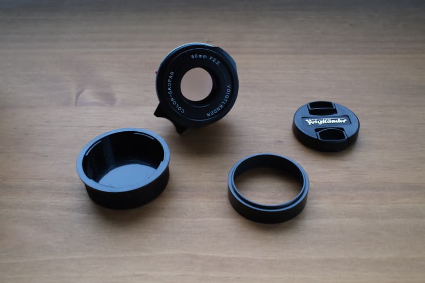 FS: Voigtlander 50mm f/2.2 Color Skopar M mount (black)